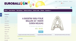 Desktop Screenshot of euroballoon.com