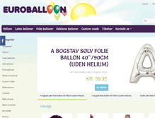 Tablet Screenshot of euroballoon.com